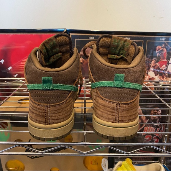 Nike, Dunk SB High, Tweed Green - Picture 2 of 7